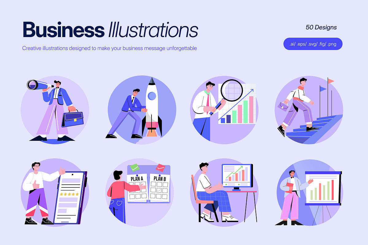 Business illustrations, a Finance Illustration by Brickclay (Photo 1 of 9)
