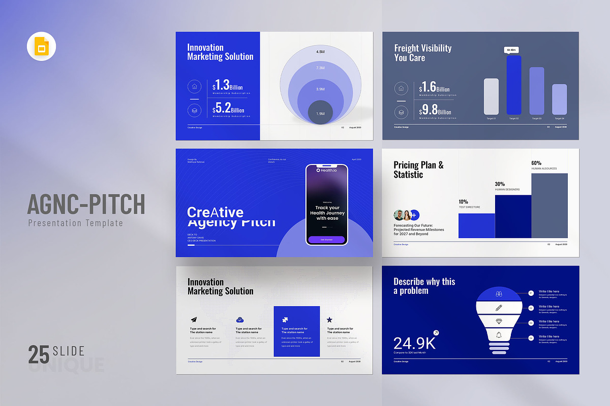 Creative Agency Pitch Deck, a Presentation Template by KreateTribe (Photo 3 of 6)