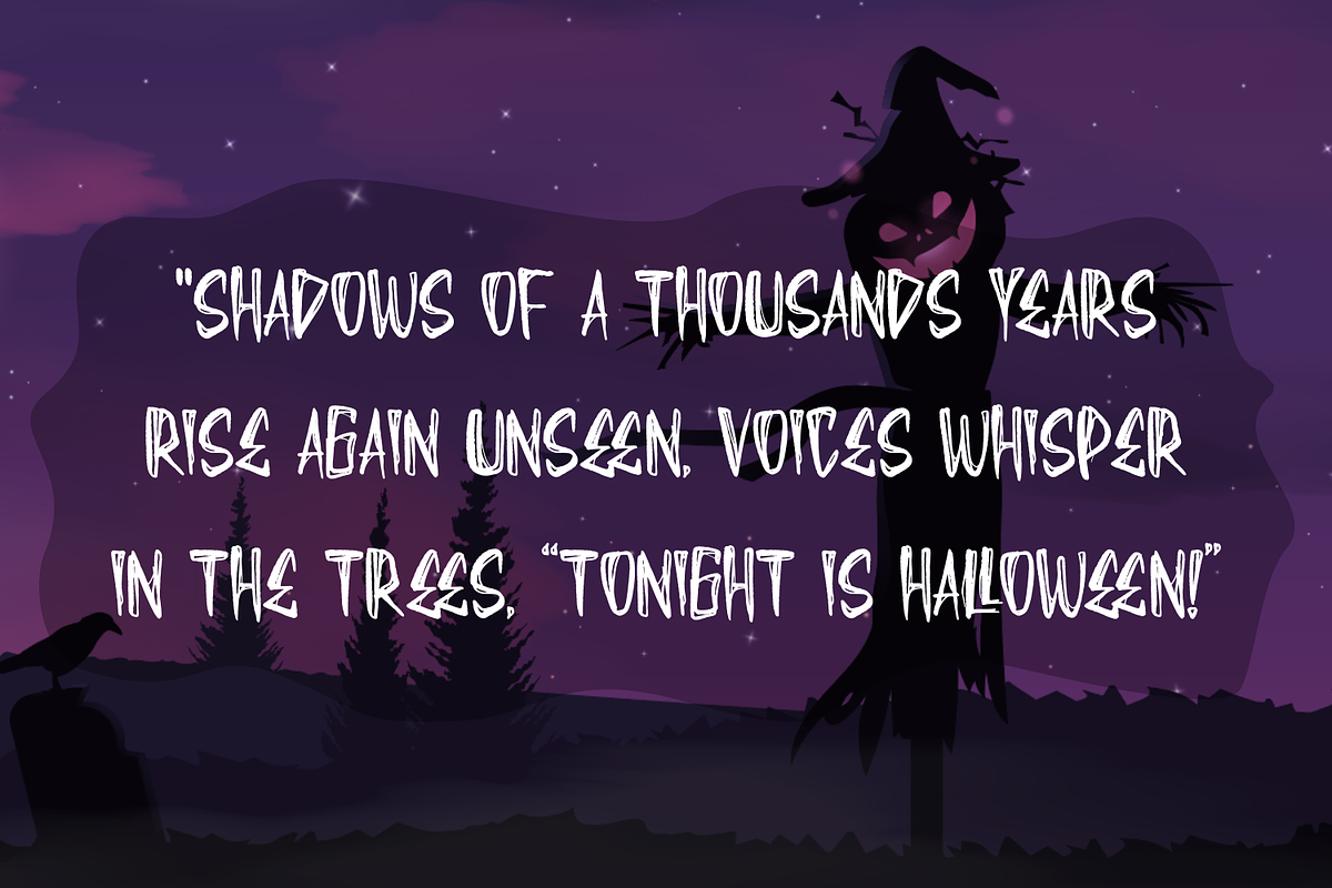 Wasted Halloween |Spooky Handwritten, a Font by Forberas Club (Photo 5 of 7)