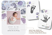 Cute duck Birth Announcement card, a Design Template by hanacrochetdesign (Thumbnail 4 of 12)