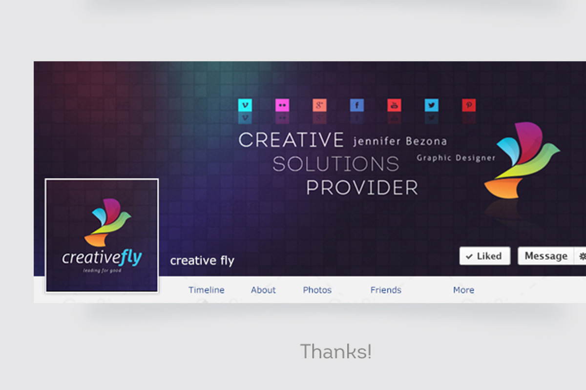 CreativeFly, a Branding & Logo Template by Cre8iveSense (Photo 4 of 5)