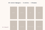 Blush Tones Insta Highlight Covers, a Graphic by Head of House (Thumbnail 2 of 5)