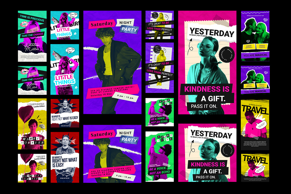 Duotone Instagram Templates, a Social Media Template by Pixflow (Photo 3 of 8)