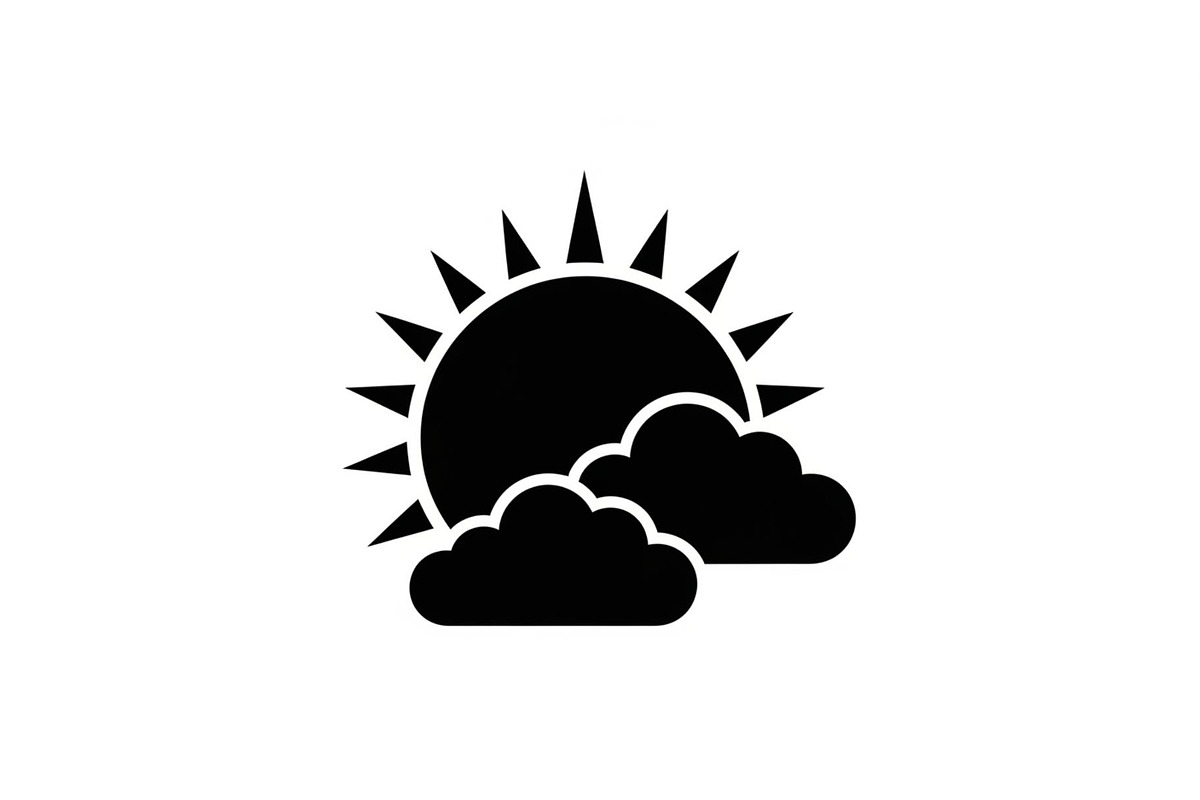 Sun Behind Clouds Silhouette Bundle, an Illustration by Gaye Art (Photo 6 of 31)