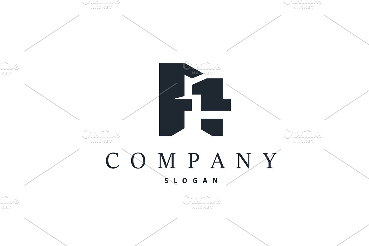 Initial HM Letter Logo Modern Luxury, a Branding & Logo Template by Maylianaw28