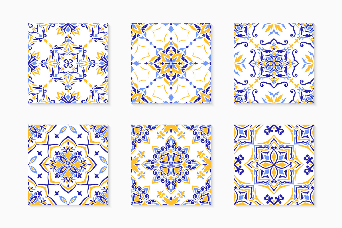 Mediterranean Style Tiles and Motifs, a Pattern Graphic by Vodoleyka (Photo 7 of 16)