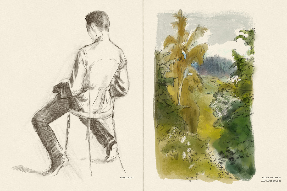 Daily Sketch – Procreate Brushes, a Brush Add-On by Sadie Lew (Photo 8 of 13)