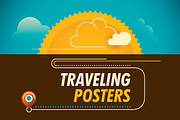 Traveling posters, a Transportation Illustration by Radoman (Thumbnail 1 of 10)