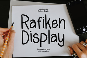 Rafiken - Display Font