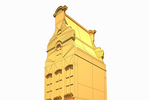 Building Facade 182 Low Poly