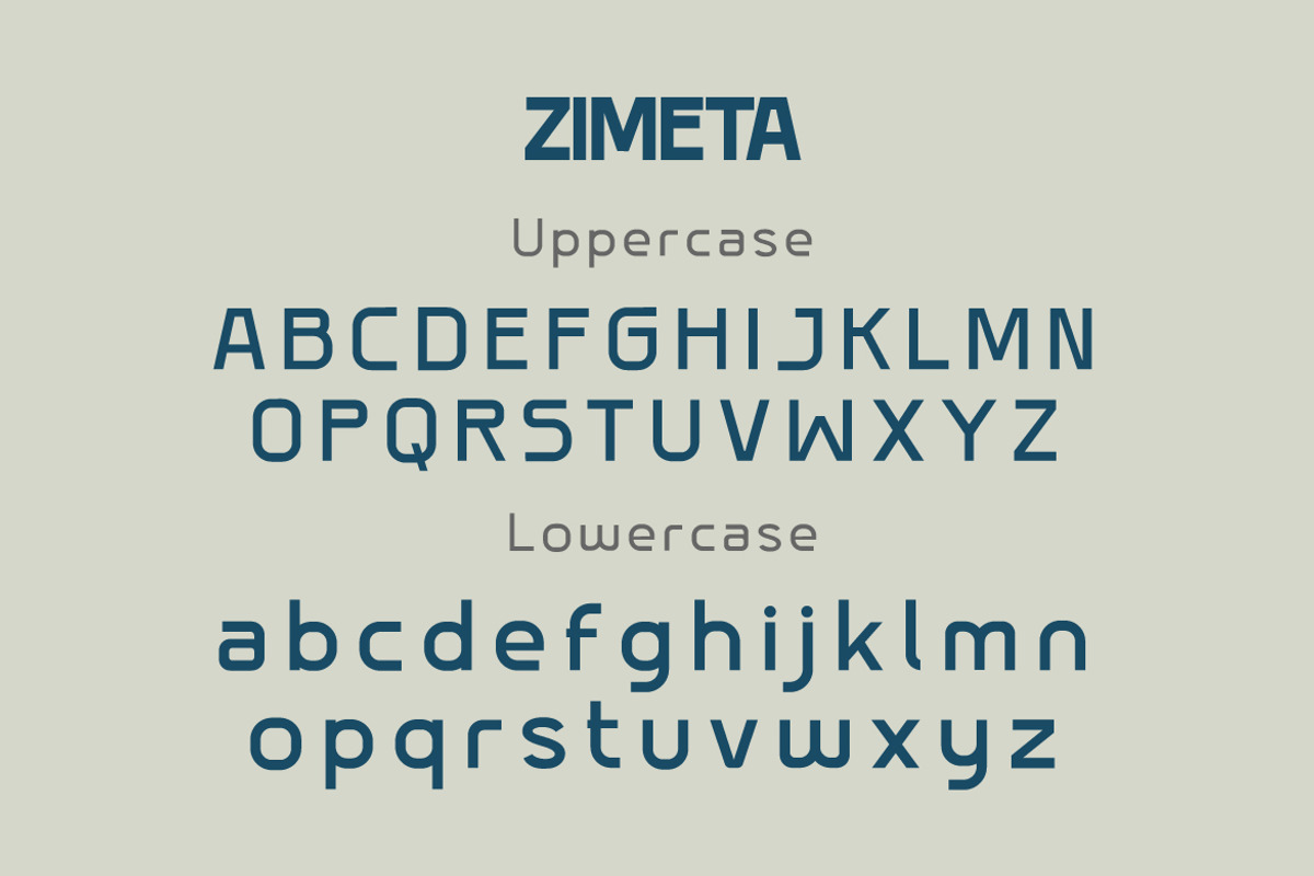 Zimeta, a Sans Serif Font by twinstd (Photo 10 of 11)