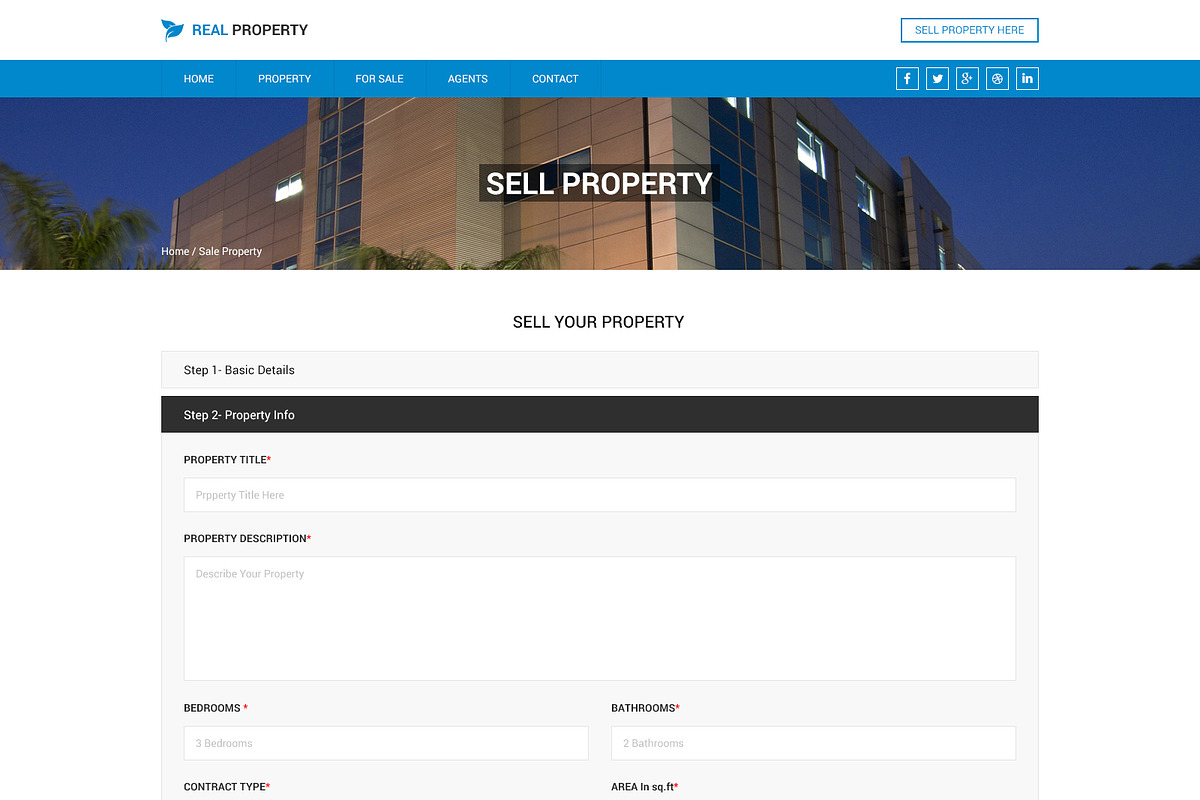 Real property PSD Template, a Websites & App Template by WebbyTemplates (Photo 8 of 12)