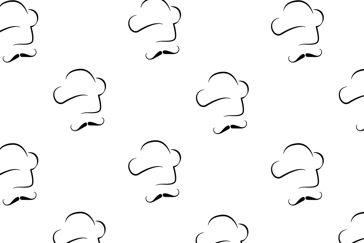 Kitchen seamless pattern, a Pattern Graphic by Viktorijareut