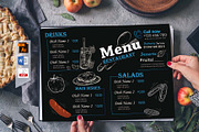 Restaurant Food Menu | Word & Ai, a Flyer Template by obayes (Thumbnail 1 of 4)