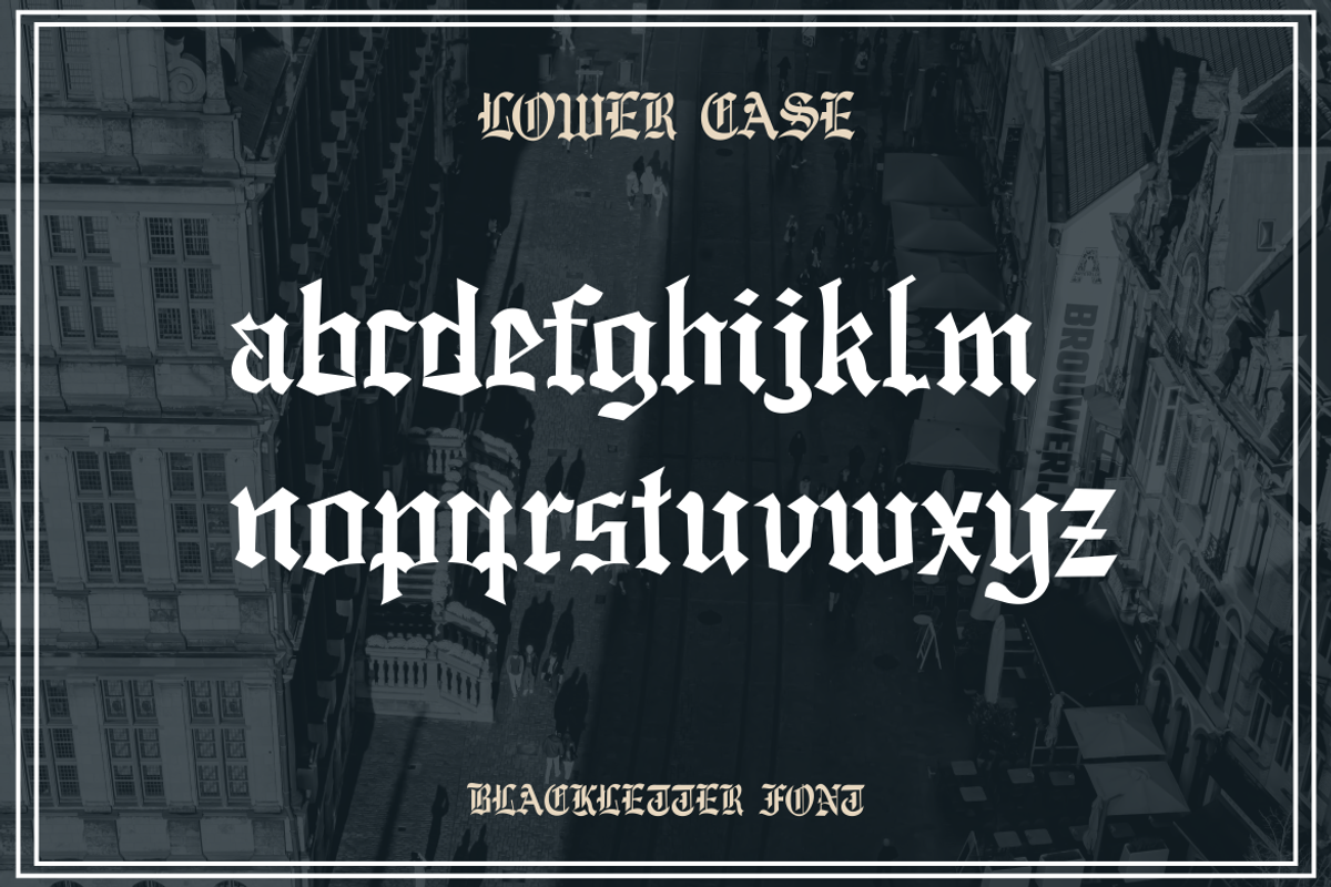 Mekre Decorative Font, a Blackletter Font by WhymoreArt (Photo 4 of 5)