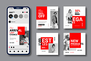 Fashion Social Media Post Layout, a Social Media Template by MightyDesign (Thumbnail 2 of 8)