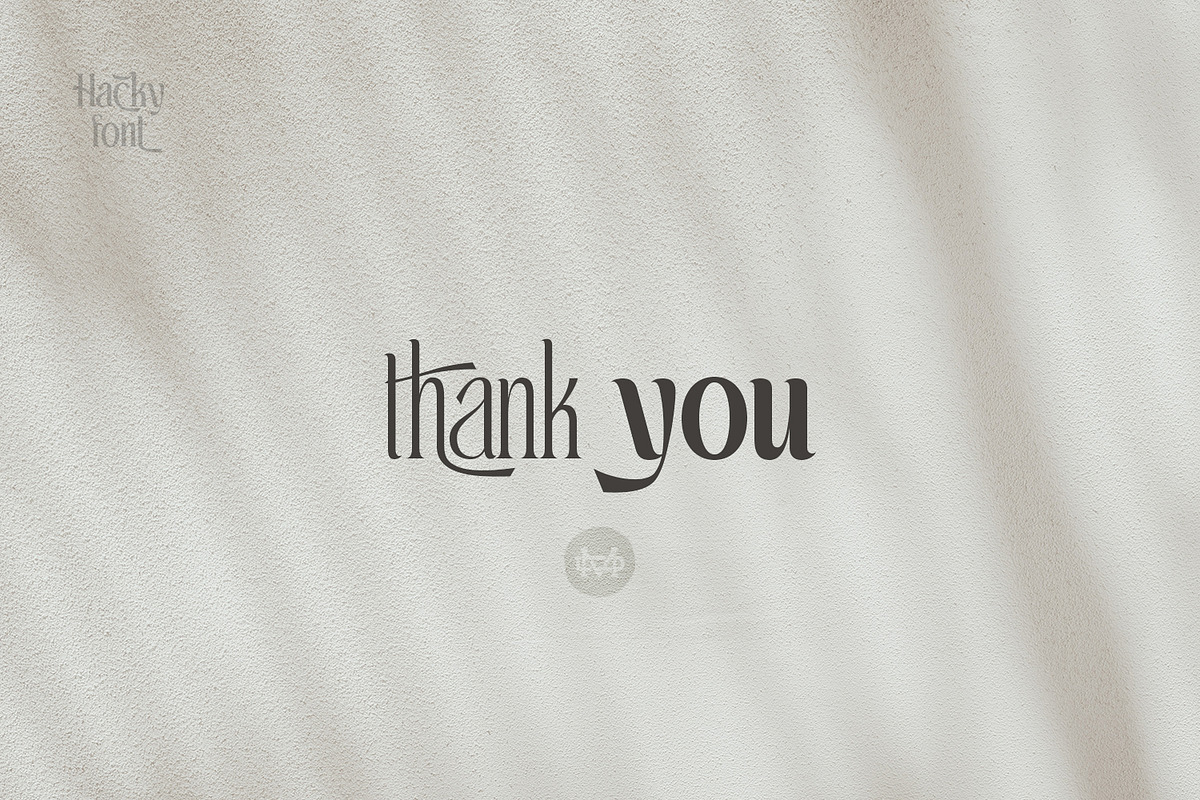 Hacky - Luxury Serif Family, a Serif Font by madeDeduk (Photo 11 of 12)