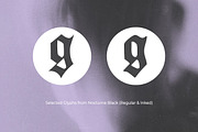 Nocturne Black — Gothic Horror Font, a Blackletter Font by Rillatype (Thumbnail 4 of 9)