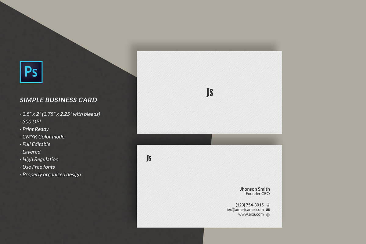 Business card, a Business Card Template by Helal Shop (Photo 3 of 6)