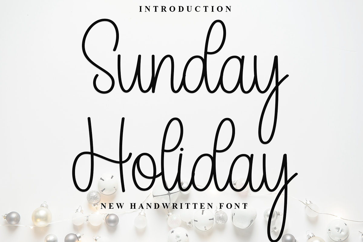 Sunday Holiday, a Handwritten Font by InermediaSTUDIO (Photo 1 of 8)