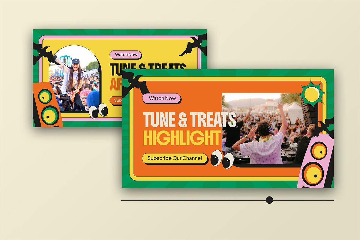 Tunes & Treats - Youtube Thumbnail, a Social Media Template by StreaksideStd (Photo 3 of 3)