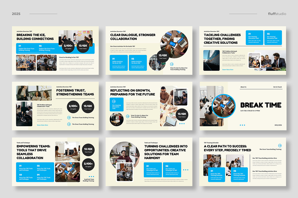 Team Building Training Google Slides, a Presentation Template by fluffstudio (Photo 3 of 4)