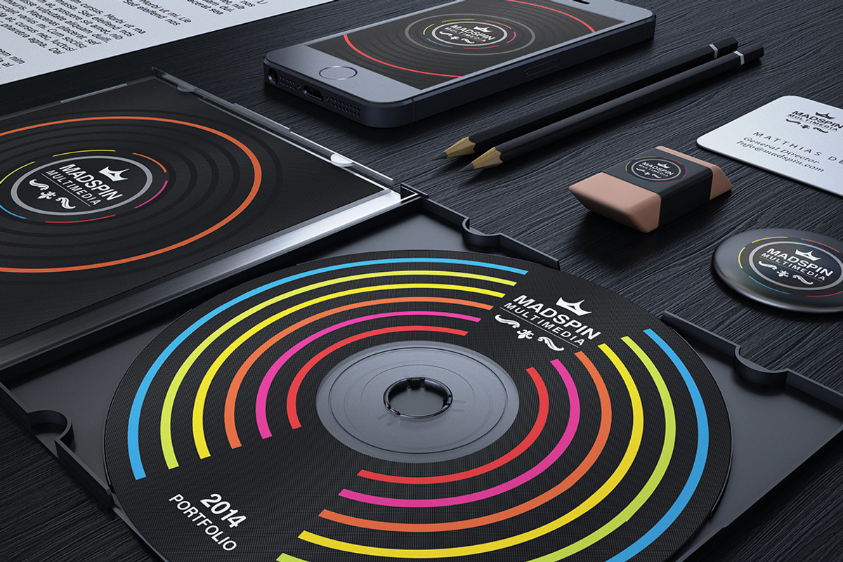 Colorful Corporate Identity, a Stationery Template by Marvel (Photo 1 of 5)