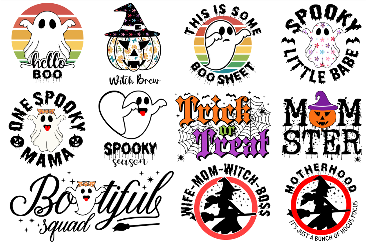 Halloween SVG & PNG Design Bundle, a Graphic by D2PUTRI (Photo 6 of 14)