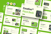 Creative Pitch Deck - Google Slides, a Presentation Template by QR Design Studio (Thumbnail 1 of 3)