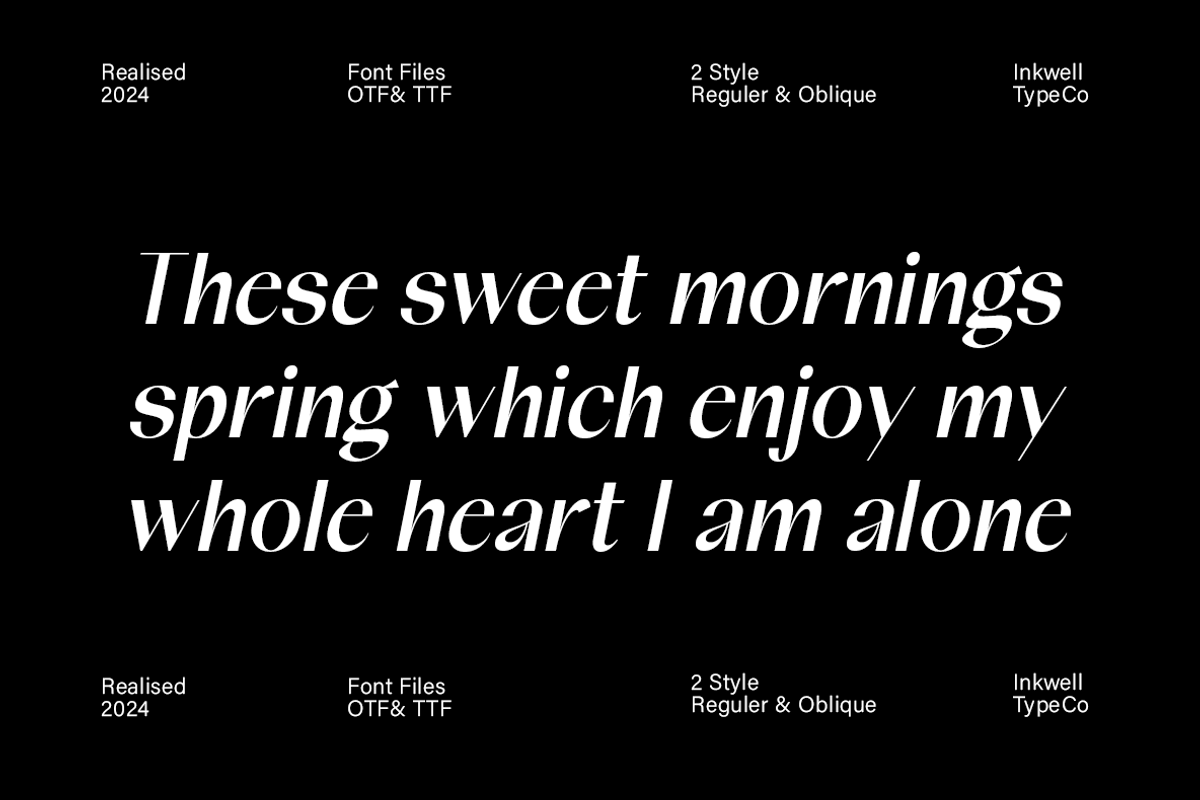 Arcane - 2 style font, a Sans Serif Font by InkwellTypeCo (Photo 3 of 8)