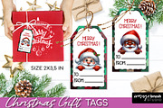 Cute Christmas Printable Gift Tags, a Seasonal Illustration by Orange Brush Studio (Thumbnail 10 of 10)