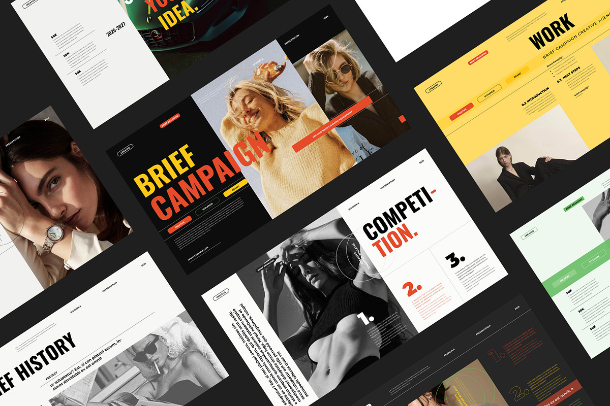 Brief Campaign Presentation Template preview 2