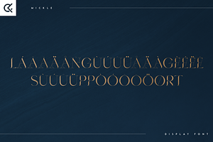 Mickle - Creative Display Font