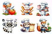 Cute little chef clipart Cooking, an Illustration by CreationArt (Thumbnail 9 of 9)