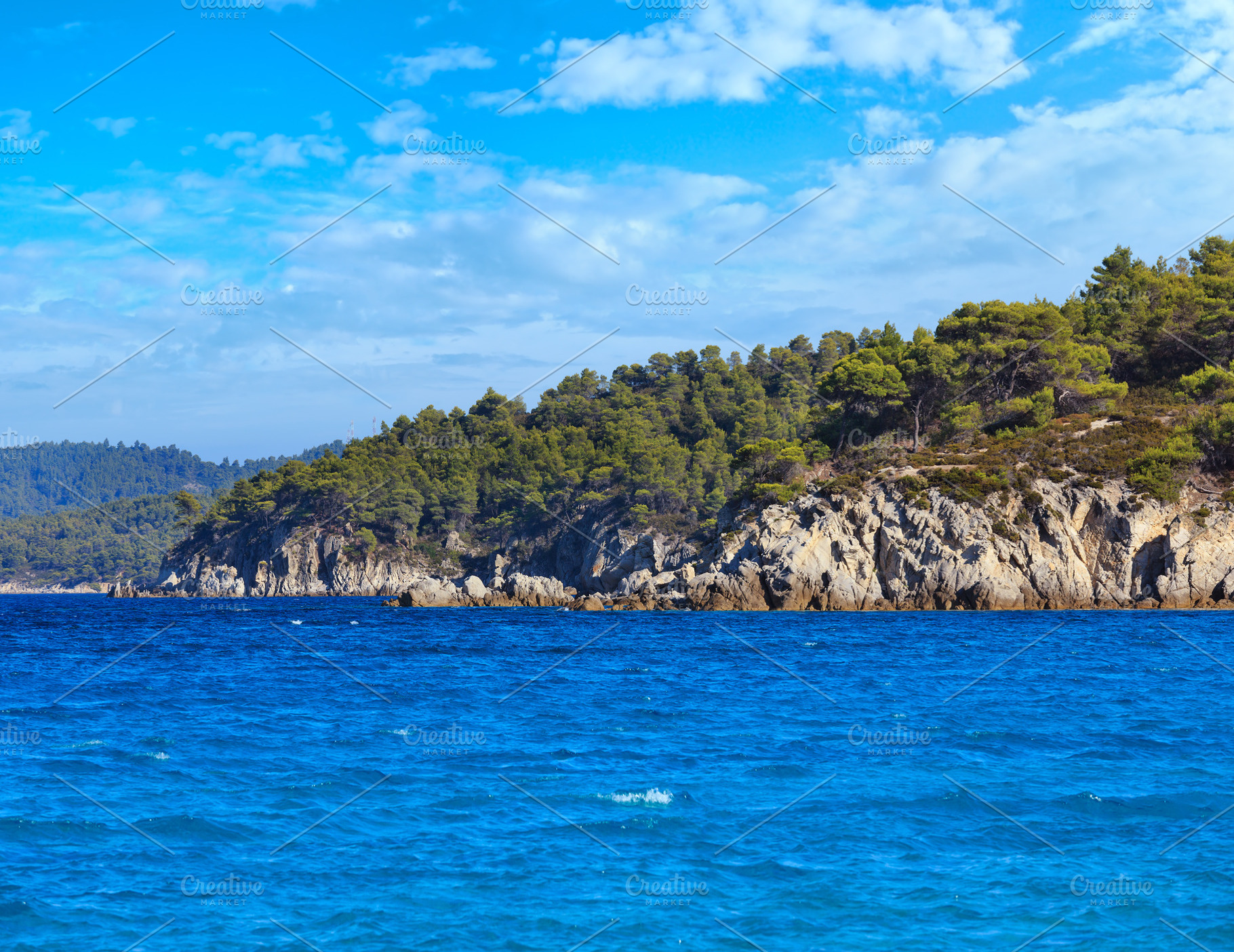 Aegean sea coast (Chalkidiki, Greece)., a Nature Photo by YuriyB