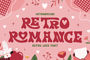 Retro Romance - Retro Love Font, a Font by PutraCetol Studio (Thumbnail 1 of 11)