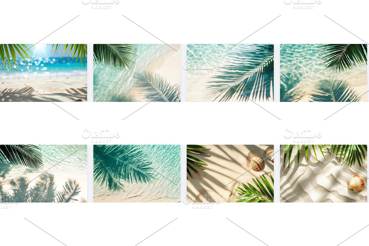 Tropical Beach Backgrounds Bundle, a Holiday Photo by VetalStock (Photo 3 of 3)