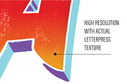 Cedric: Letterpress color font, a Font by Australian Type Foundry (Thumbnail 7 of 8)