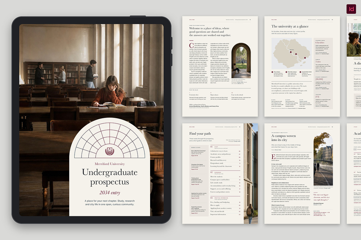 University Prospectus Digital, a Brochure Template by BrandPacks (Photo 1 of 6)