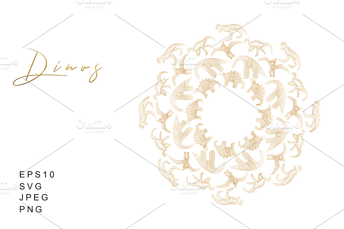 Dinosaurs Illustrations And Patterns, a Graphic by kh_cat (Photo 7 of 14)