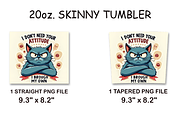 Funny Cat Tumbler, Brought My Own, an Arts & Entertainment Photo by LamanAzalea (Thumbnail 2 of 2)