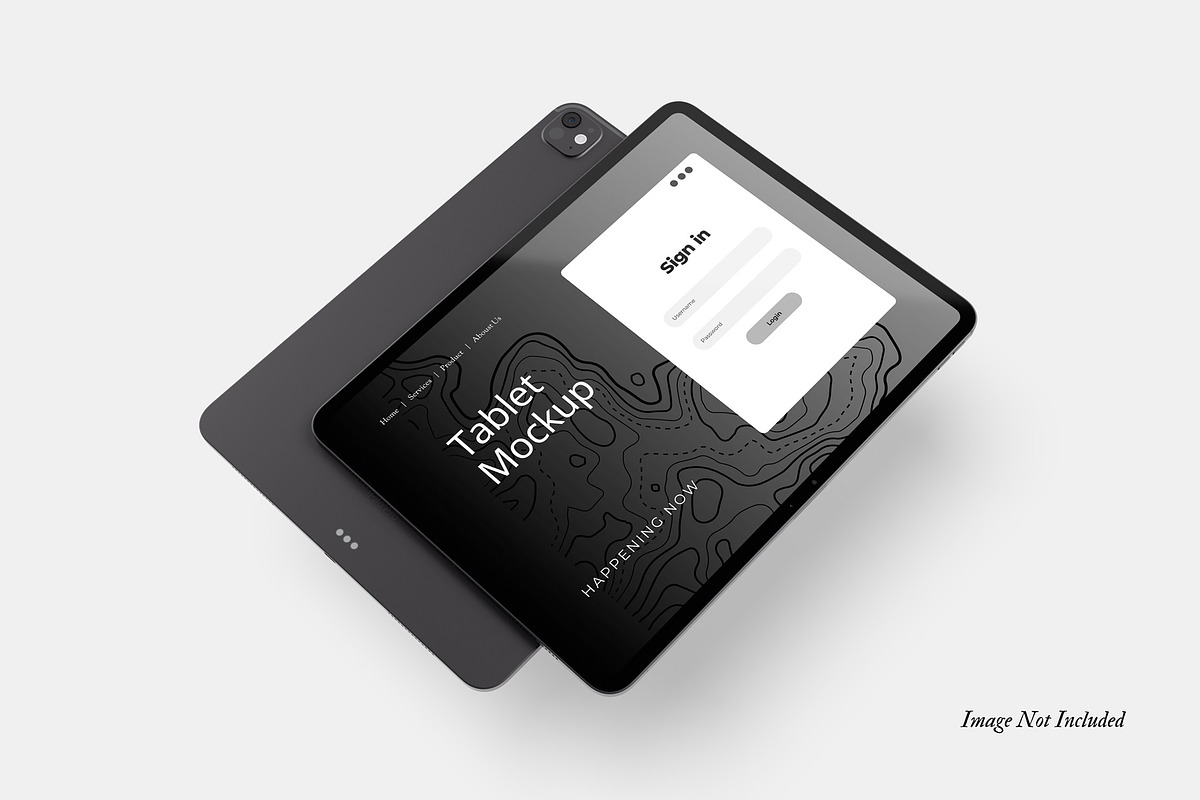 Ipad Pro Mockup Set V2, an iPad Mockup by DSNA Mockup (Photo 5 of 6)
