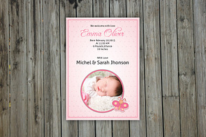 Birth Announcement Template-V04