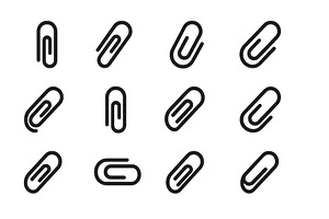 Collection of simple black line, an Illustration by ZinetroN