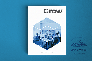 Grow. Company Profile, a Brochure Template by Boris Cupac