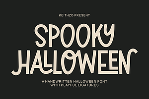 Spooky Halloween - Halloween Font, a Sans Serif Font by Keithzo