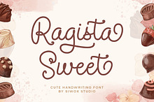 Ragista Sweet | cute monoline font