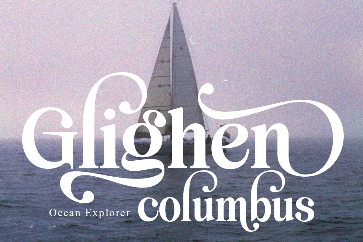 Glighen Eigthies | 10 Style Font, a Serif Font by IM Studio (Photo 6 of 10)