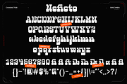Technology Slab Serif Font - Neficto, a Slab Serif Font by Font Liner (Thumbnail 9 of 10)