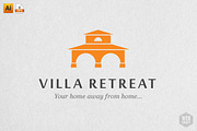 Villa Retreat Logo Template, a Branding & Logo Template by WebCraft (Thumbnail 1 of 4)